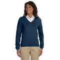 Devon & Jones  Ladies' V-Neck Sweater